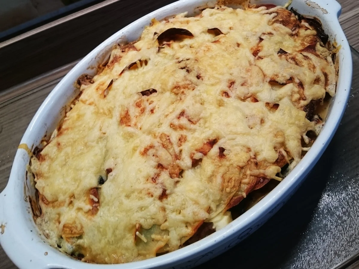 Kartoffel-Spinat-Auflauf mit Hack und Feta - Rezept - Bild Nr. 13707