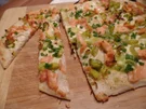 Rezept: Flammkuchen mit Lauch und Lachs Bild Nr. 13707 Flammkuchen mit Lauch und Lachs - Rezept - Bild Nr. 13707