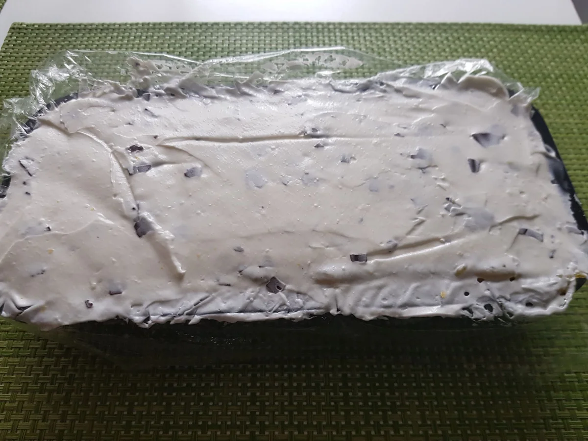 Rezept: Stracciatella-Mousse mit Mango-Haube Bild Nr. 13707 Stracciatella-Mousse mit Mango-Haube - Rezept - Bild Nr. 13707