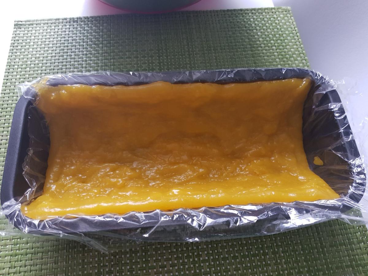 Stracciatella Mousse mit Mango Haube - einfach - von barbara62 Stracciatella Mousse mit Mango Haube - einfach - von barbara62