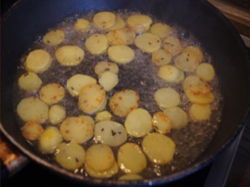 Kartoffel Champignon Rucola Pfanne - schnell &amp; einfach - von MausVoh