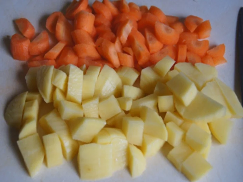 Rezept: Seelachsfilet mit Rahmkohlrabi und Möhren-Kartoffel-Stampf Bild Nr. 13715 Seelachsfilet mit Rahmkohlrabi und Möhren-Kartoffel-Stampf - Rezept - Bild Nr. 13715