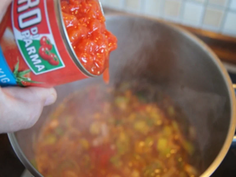 Rezept: Herzhafte Gemüsesuppe mit Rinderhackfleisch Bild Nr. 13752 Herzhafte Gemüsesuppe mit Rinderhackfleisch - Rezept - Bild Nr. 13752