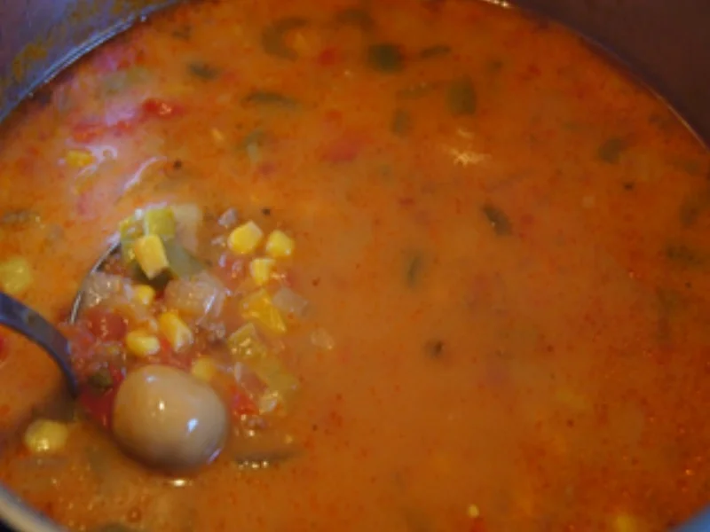 Rezept: Herzhafte Gemüsesuppe mit Rinderhackfleisch Bild Nr. 13753 Herzhafte Gemüsesuppe mit Rinderhackfleisch - Rezept - Bild Nr. 13753