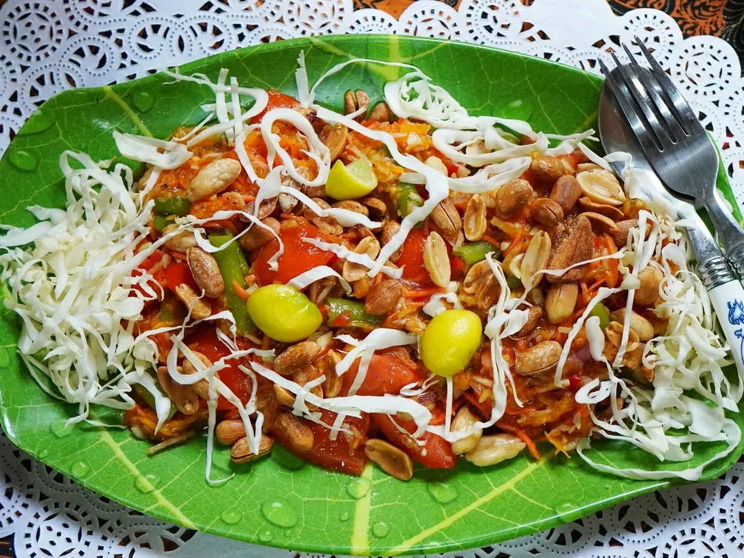 Rezept: Balinesischer Papayasalat Bild Nr. 13739 Balinesischer Papayasalat - Rezept - Bild Nr. 13739