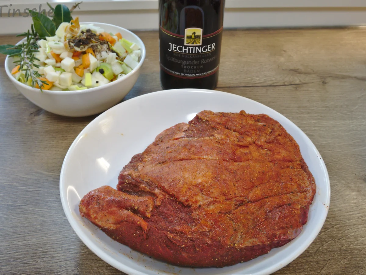 Rezept: Tafelspitz - Superzart geschmorter Rinderbraten Bild Nr. 5 Tafelspitz - Superzart geschmorter Rinderbraten - Rezept - Bild Nr. 5