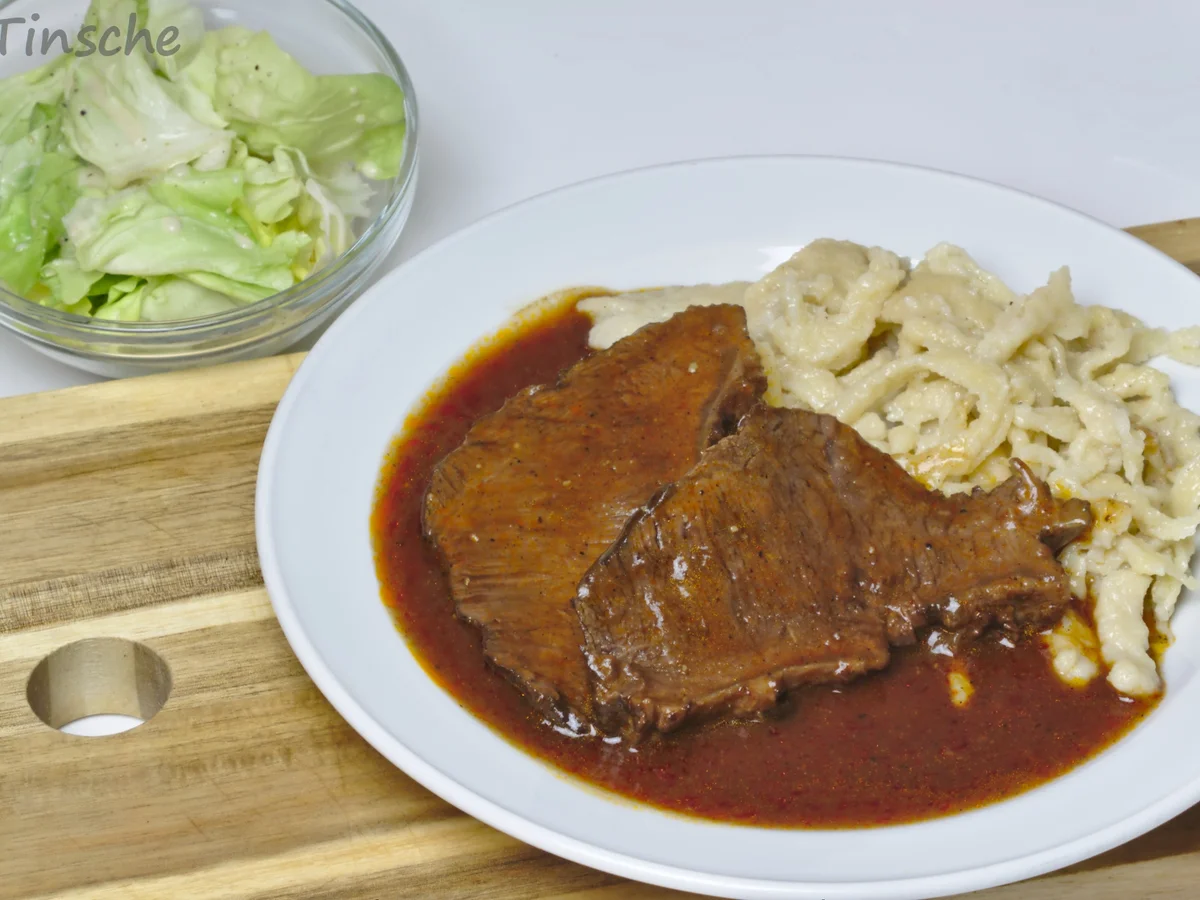 Rezept: Tafelspitz - Superzart geschmorter Rinderbraten Bild Nr. 10 Tafelspitz - Superzart geschmorter Rinderbraten - Rezept - Bild Nr. 10