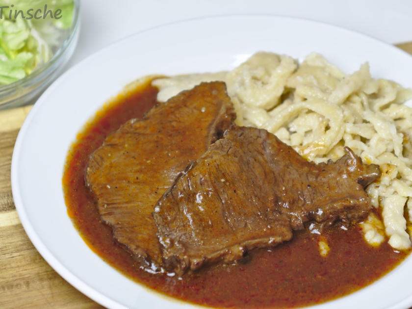 Tafelspitz - Superzart geschmorter Rinderbraten - Rezept - kochbar.de