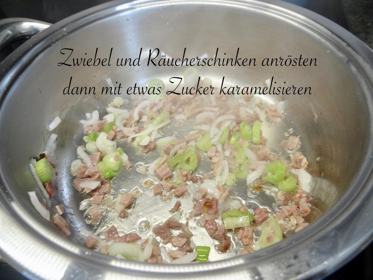 Pinzgauer Erdäpfel Nidei - serviert auf eingemachtem Sauerkraut - Rezept - Bild Nr. 13803