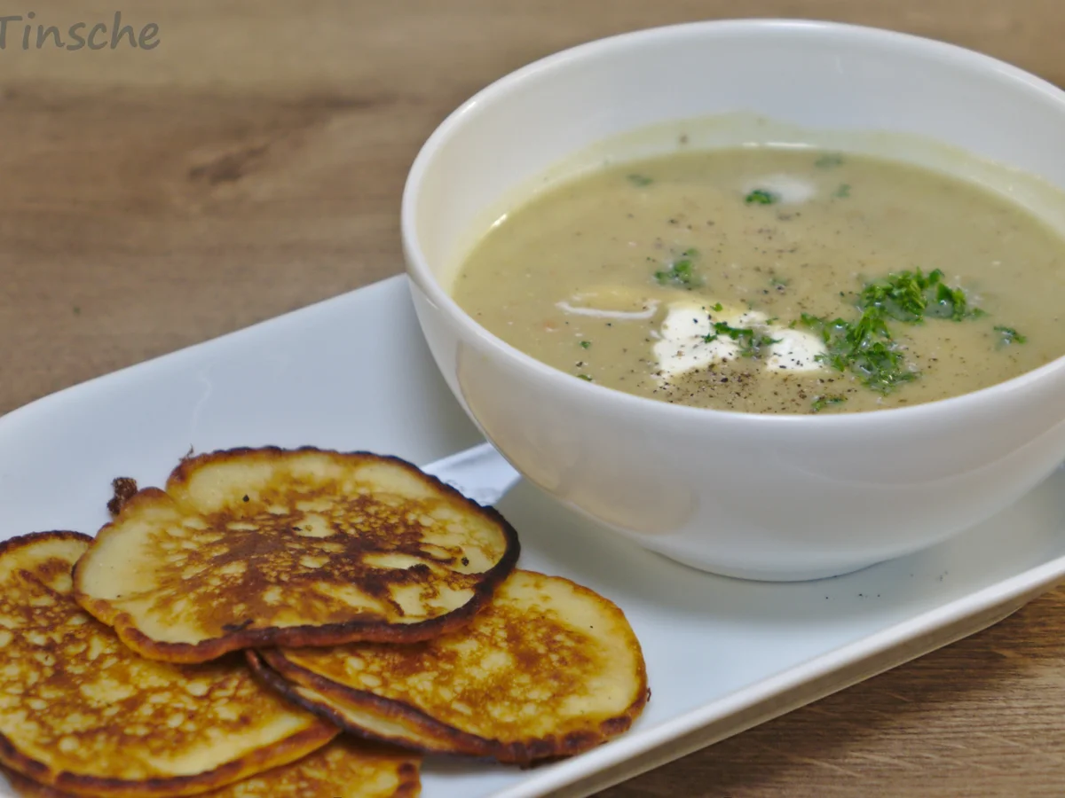 Badische Kartoffelsuppe mit Apfelküchle - Rezept - Bild Nr. 4