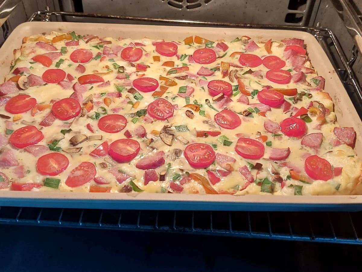 Schüttel - Pizza - Rezept - Bild Nr. 2