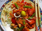 Veganer, balinesischer Papayasalat als Vorspeise - Rezept - Bild Nr. 13739