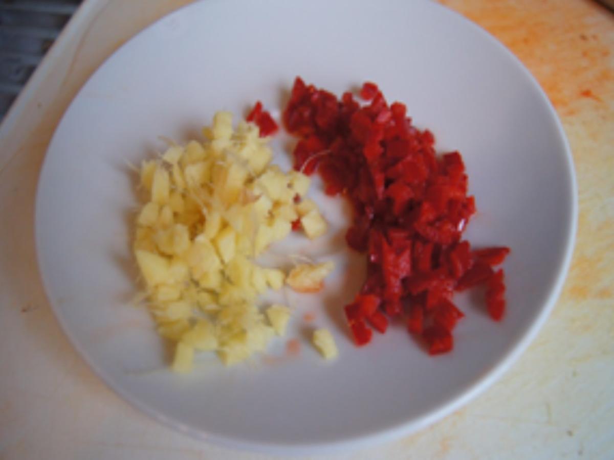 Seelachsfilet mit Wok-Gemüse und Jasmin-Reis - Rezept - Bild Nr. 13784
