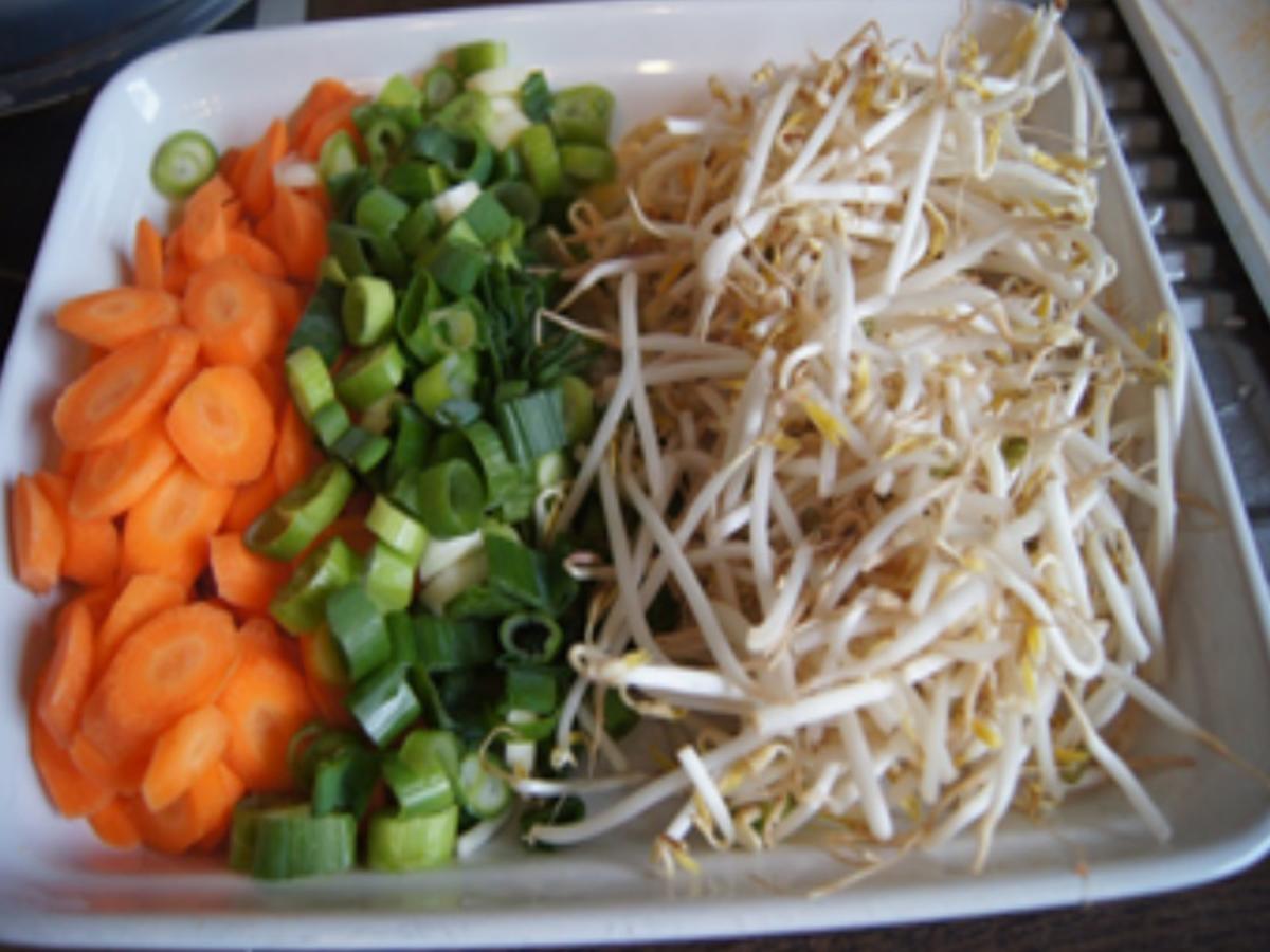 Seelachsfilet mit Wok-Gemüse und Jasmin-Reis - Rezept - Bild Nr. 13785