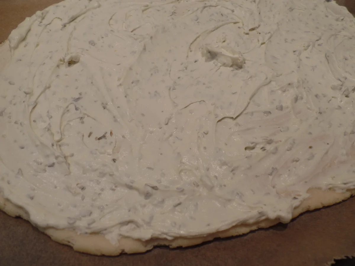 Spinat-Pizza mit Fischstäbchen - Rezept - Bild Nr. 13763