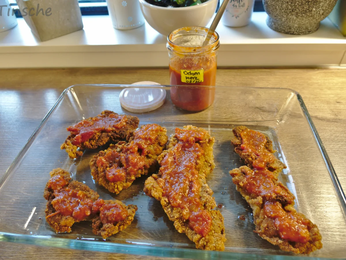 Rezept: Schnelle Tomaten-Mozzarella-Pasta-Schnitzel Bild Nr. 13777 Schnelle Tomaten-Mozzarella-Pasta-Schnitzel - Rezept - Bild Nr. 13777