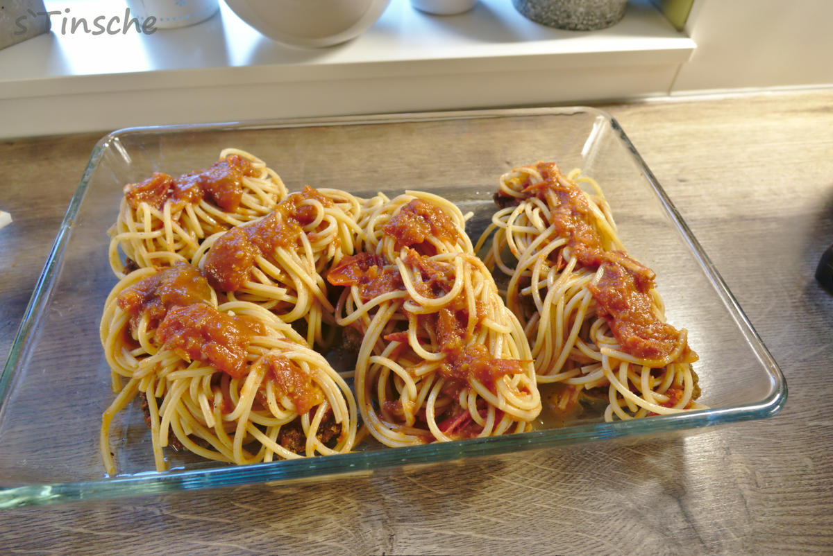 Schnelle Tomaten-Mozzarella-Pasta-Schnitzel - Rezept - Bild Nr. 13778