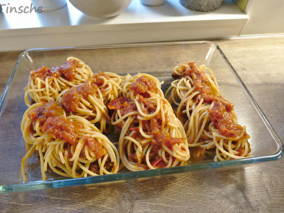 Schnelle Tomaten-Mozzarella-Pasta-Schnitzel - Rezept - kochbar.de