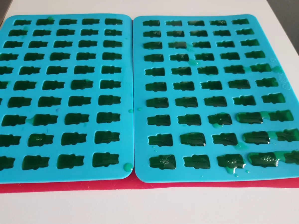 Gummibärchen rot und grün - Rezept - Bild Nr. 13776