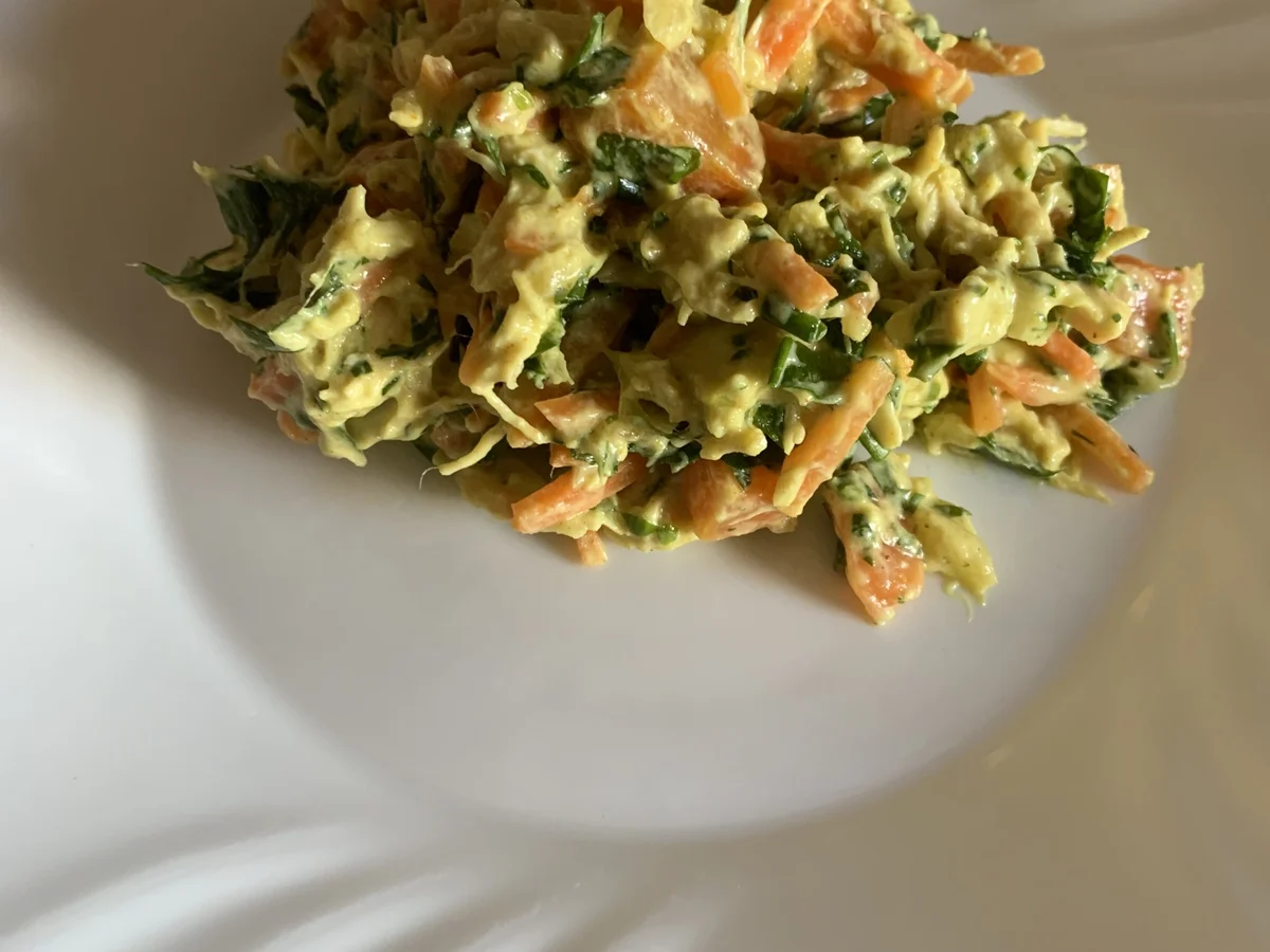 Hähnchensalat mit Bärlauch - Rezept - Bild Nr. 13781