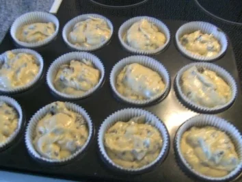 Rezept: Muffins mit Schokosplitter Muffins mit Schokosplitter - Rezept
