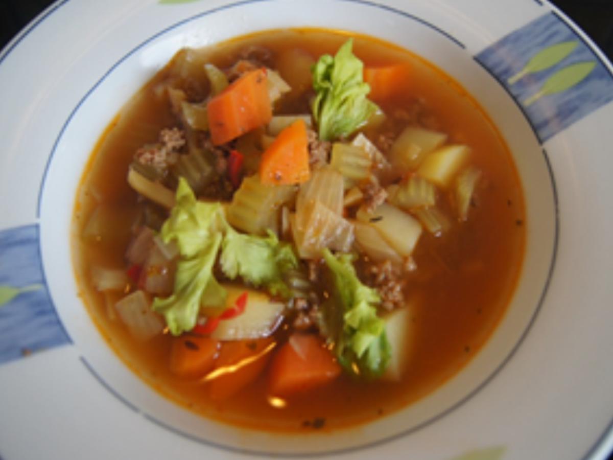 Rindermett-Kartoffel-Gemüse-Suppe - Rezept - Bild Nr. 2