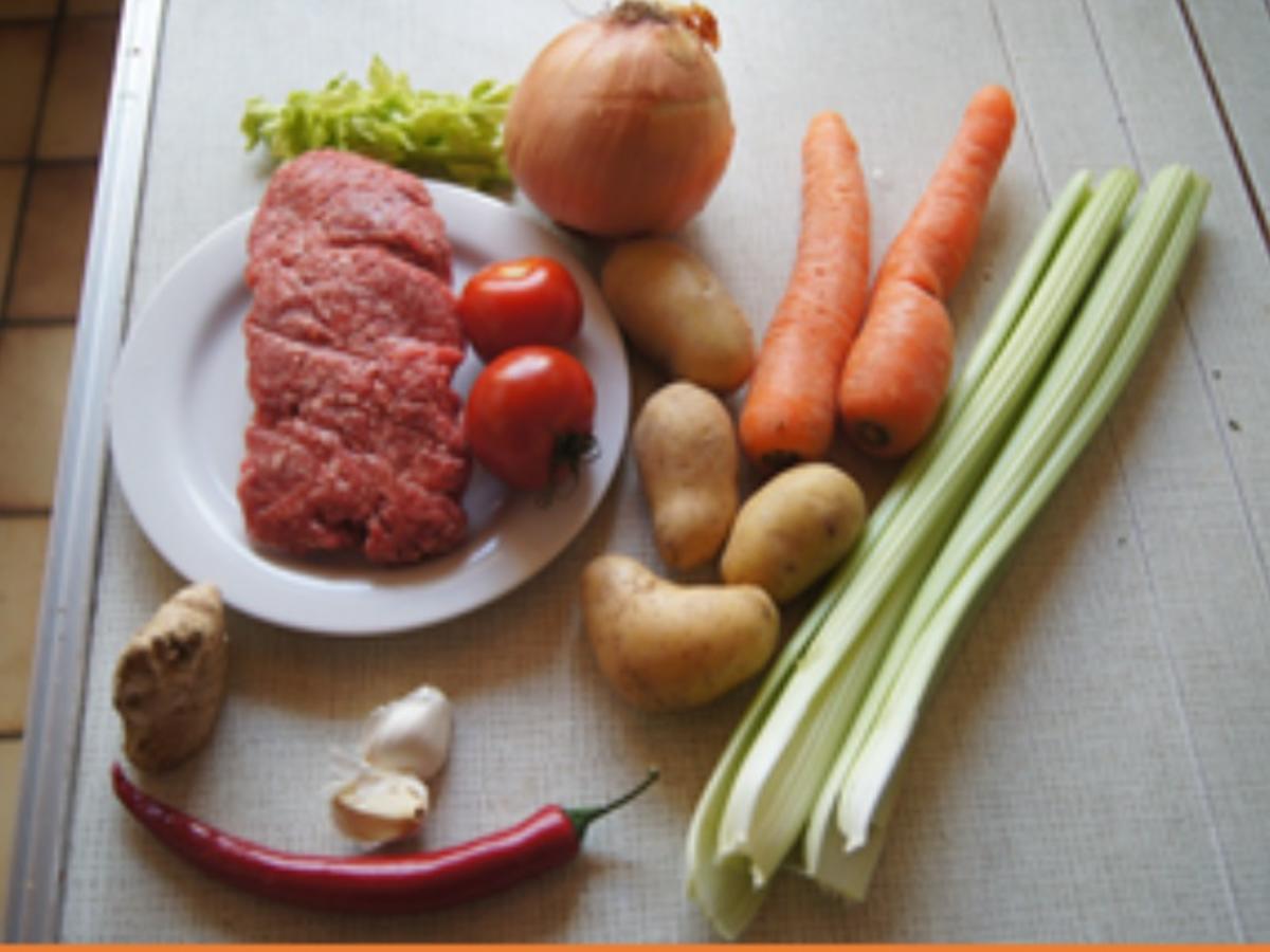 Rindermett-Kartoffel-Gemüse-Suppe - Rezept - Bild Nr. 3