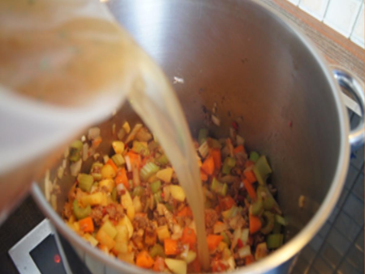 Rindermett-Kartoffel-Gemüse-Suppe - Rezept - Bild Nr. 14