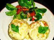 Kartoffeln gefüllt mit Garnelen in frischer Kräuter-Creme - Rezept - Bild Nr. 13783