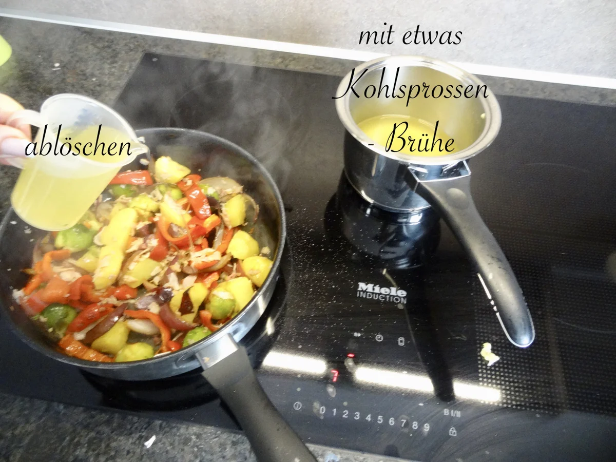 Kohlsprossen Gemüsepfanne - Rezept - Bild Nr. 13795