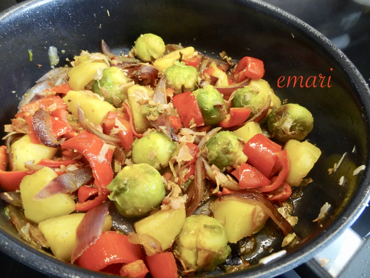 Kohlsprossen Gemüsepfanne - Rezept - Bild Nr. 13796