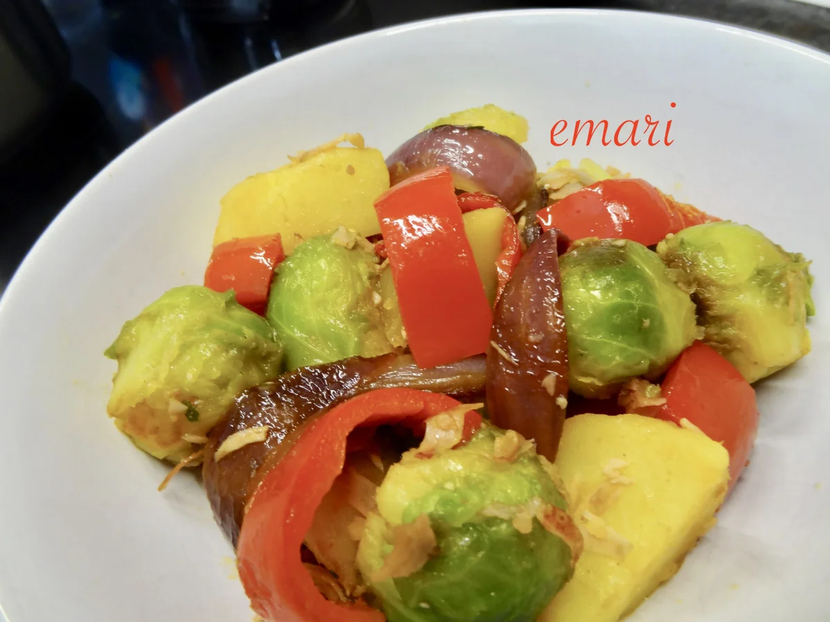 Kohlsprossen Gemüsepfanne - Rezept - Bild Nr. 13797