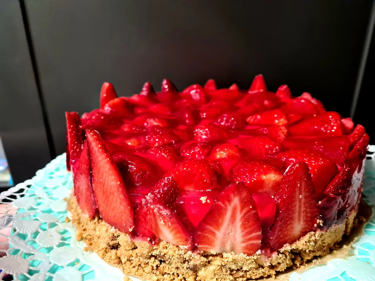 Rezept: Erdbeerkuchen ohne Backen Bild Nr. 13788 Erdbeerkuchen ohne Backen - Rezept - Bild Nr. 13788