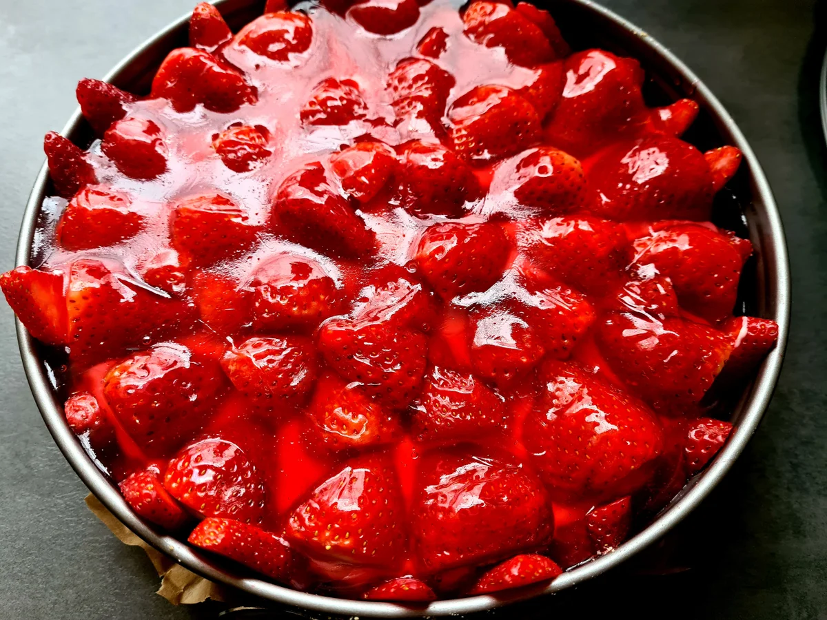 Rezept: Erdbeerkuchen ohne Backen Bild Nr. 13789 Erdbeerkuchen ohne Backen - Rezept - Bild Nr. 13789