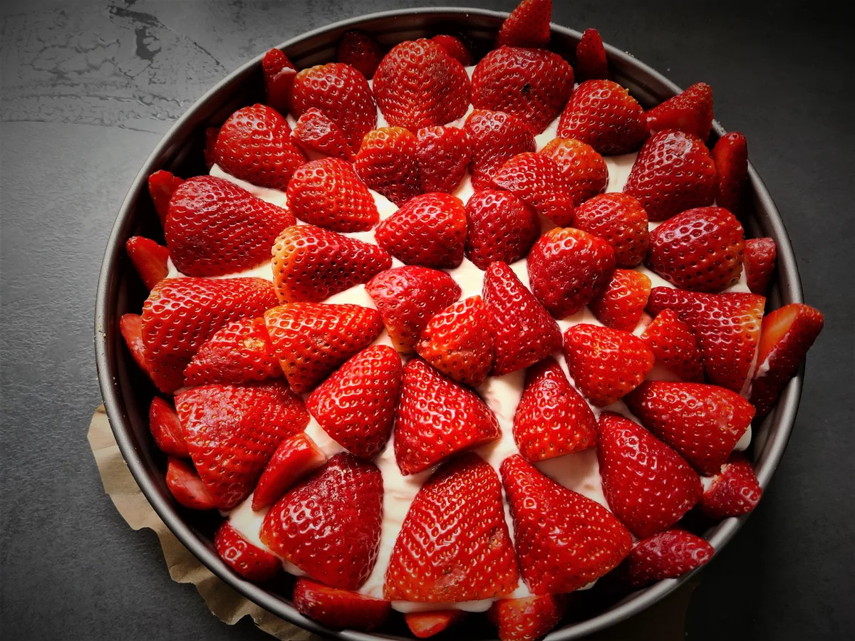 Rezept: Erdbeerkuchen ohne Backen Bild Nr. 13794 Erdbeerkuchen ohne Backen - Rezept - Bild Nr. 13794