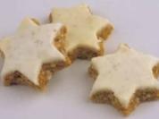 Zimtsterne mit Zitronenglasur - Rezept