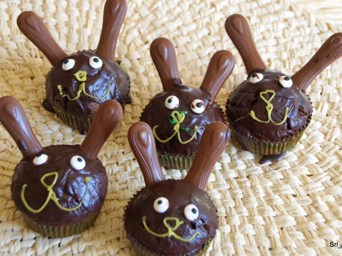 Ostern: Hasen-Schoko-Muffins - Rezept - Bild Nr. 2