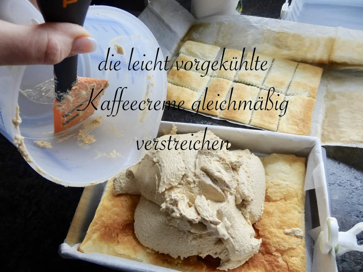 Cremeschnitten mit Kaffeecreme - Rezept - Bild Nr. 13812