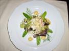 Taschenkrebssalat mit Erbsenschoten - Rezept