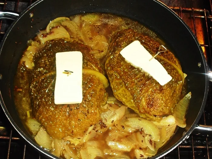 Hühnerbrust gefüllt in Wirsinghülle - Rezept - Bild Nr. 13797