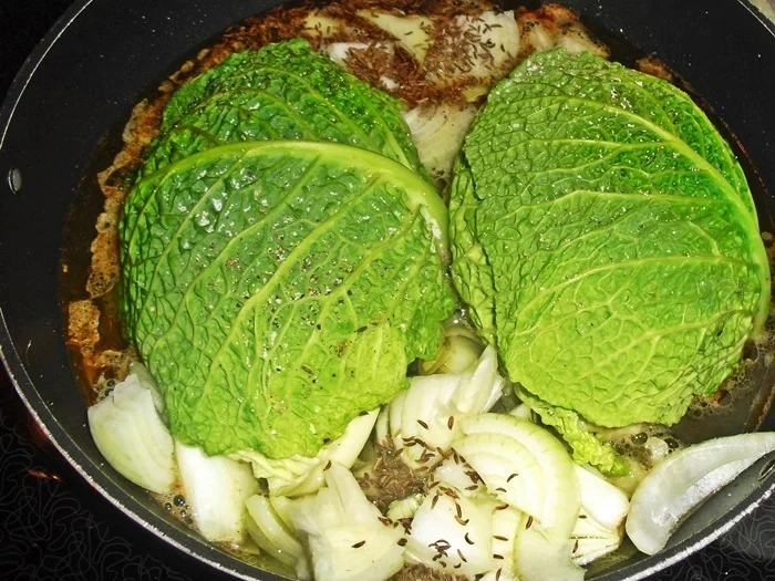 Hühnerbrust gefüllt in Wirsinghülle - Rezept - Bild Nr. 13798