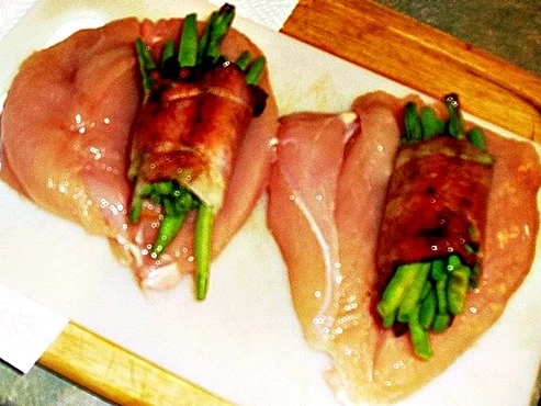 Hühnerbrust gefüllt in Wirsinghülle - Rezept - Bild Nr. 13801