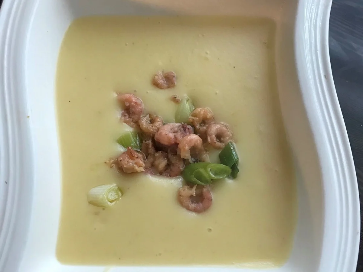 Rezept: Norddeutsche Kartoffel Suppe mit Krabben Bild Nr. 13796 Norddeutsche Kartoffel Suppe mit Krabben - Rezept - Bild Nr. 13796