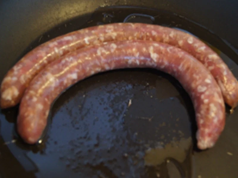 Fränkische Bratwurst mit Portobello und Petersilien-Kartoffeln - Rezept - Bild Nr. 5