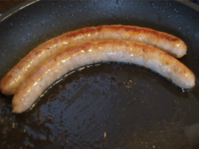 Fränkische Bratwurst mit Portobello und Petersilien-Kartoffeln - Rezept - Bild Nr. 6
