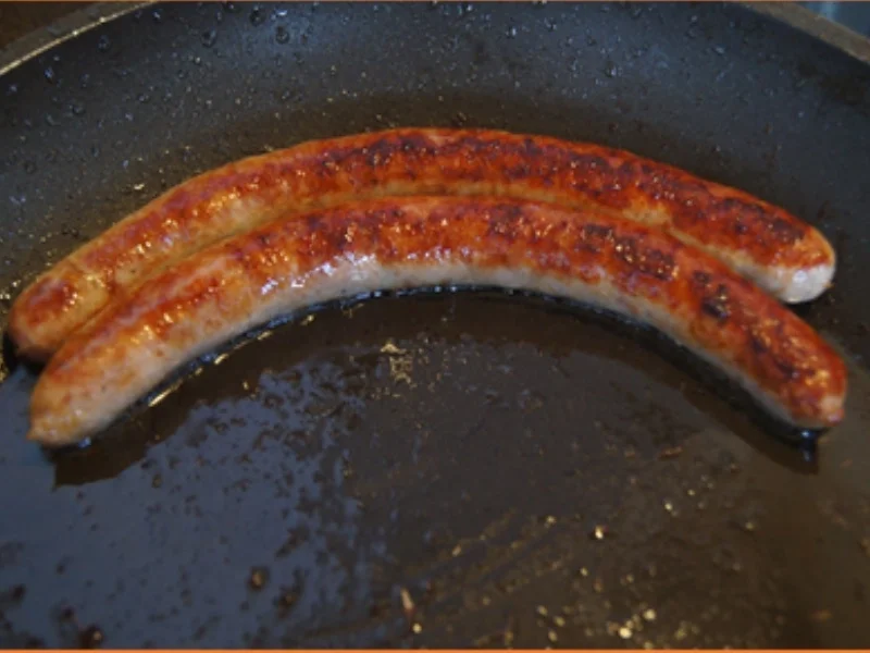 Fränkische Bratwurst mit Portobello und Petersilien-Kartoffeln - Rezept - Bild Nr. 8