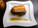 Knusprige Ofenkartoffel mit Lachs und Spinat an einer leichten weißen Sauce - Rezept - Bild Nr. 2
