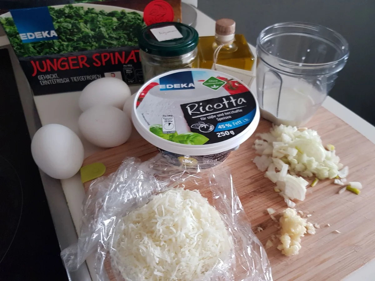 Rezept: Quiche mit Spinat und Ei Bild Nr. 13804 Quiche mit Spinat und Ei - Rezept - Bild Nr. 13804