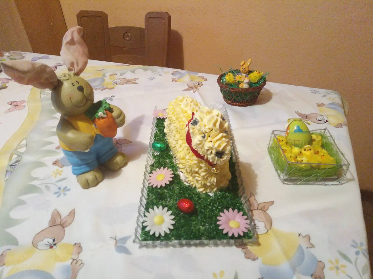 Osterlämmchen ( Rührteig ) gebacken . =kochbar Challenge 4,0 ( April 2021 ) - Rezept - Bild Nr. 13801