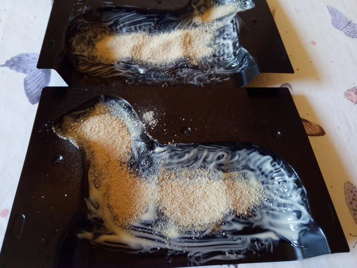 Osterlämmchen ( Rührteig ) gebacken . =kochbar Challenge 4,0 ( April 2021 ) - Rezept - Bild Nr. 13805